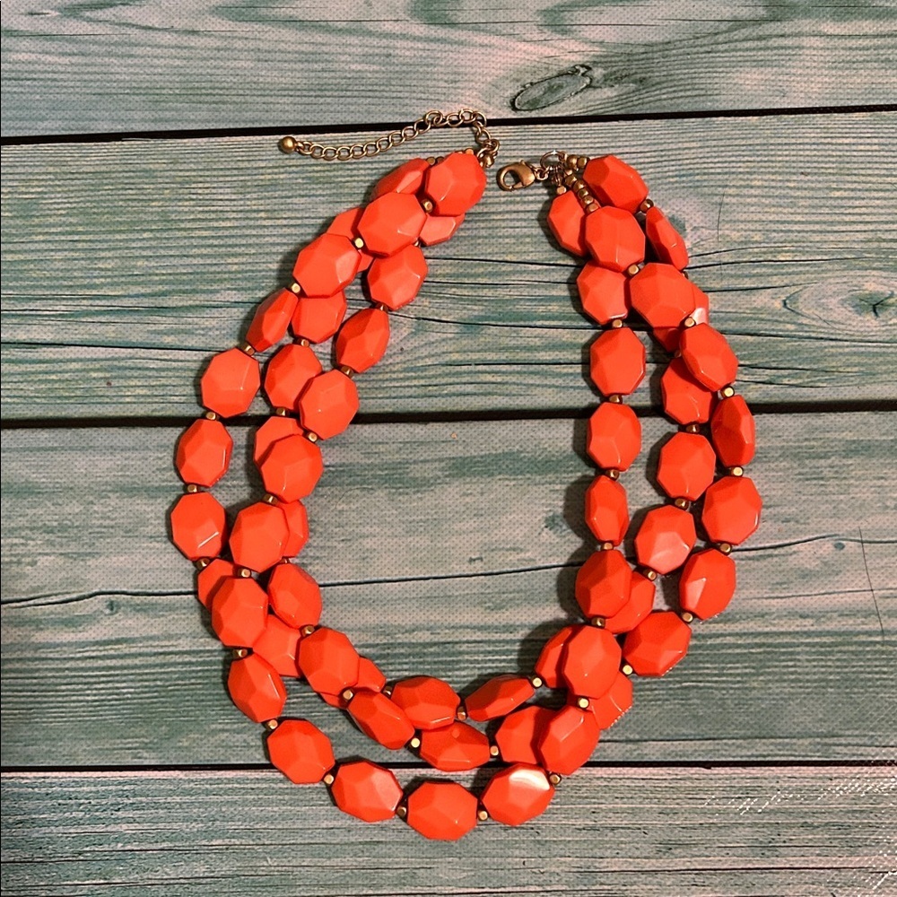 Premier Designs Vibrant Orange Necklace